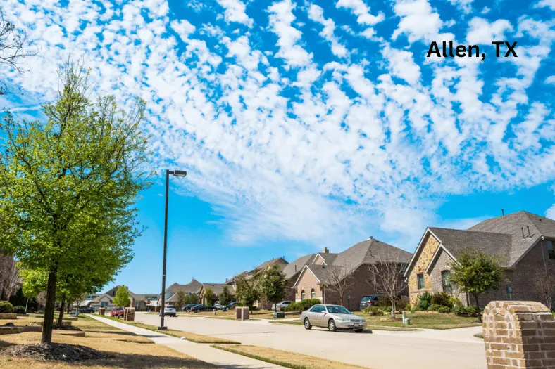 Allen Best Suburbs in Dallas TX