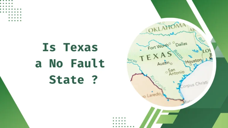 Is Texas a No Fault State