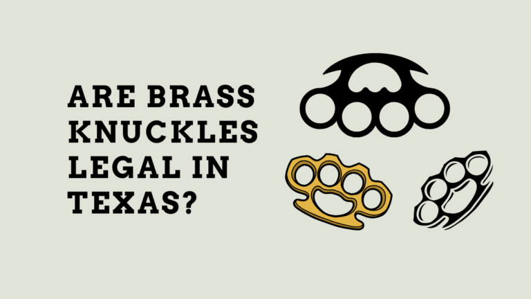 are brass knuckles legal in texas